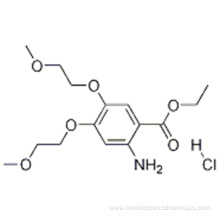 2-Amino-4,5-bis(2-methoxyethoxy)benzoic acid ethyl ester hydrochloride CAS 183322-17-0